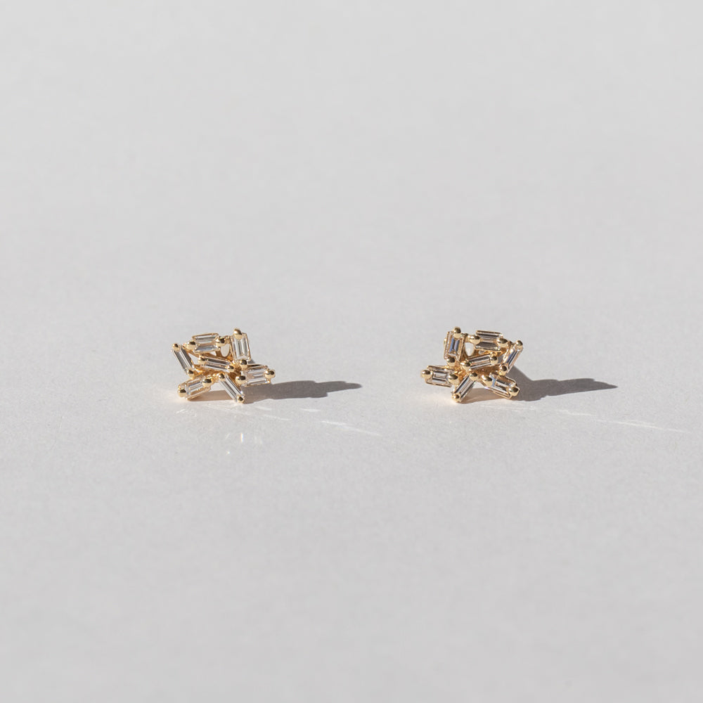 Suzanne Kalan | 18k Classic Diamond Cluster Stud Earrings