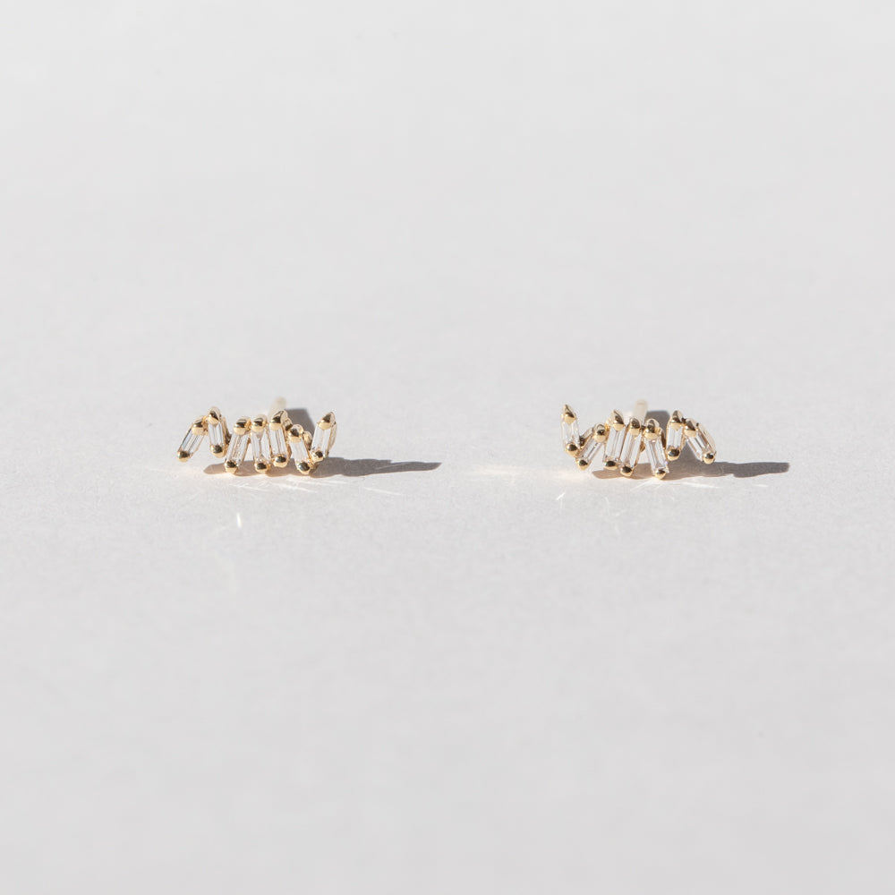 Suzanne Kalan | 18k Classic Fireworks Diamond Stud Earrings