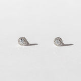 Suzanne Kalan | 18k Mini Circle Halo Diamond Stud Earrings