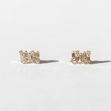 Suzanne Kalan | 18k Classic Diamond Shimmer Stud Earrings