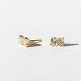 Suzanne Kalan | 18k Classic Diamond Shimmer Stud Earrings