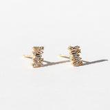 Suzanne Kalan | 18k Classic Diamond Shimmer Stud Earrings
