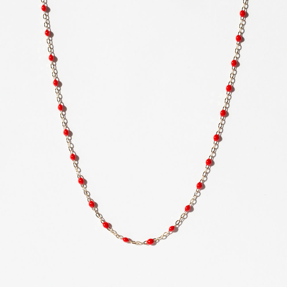 Classic Gigi Necklace, Poppy