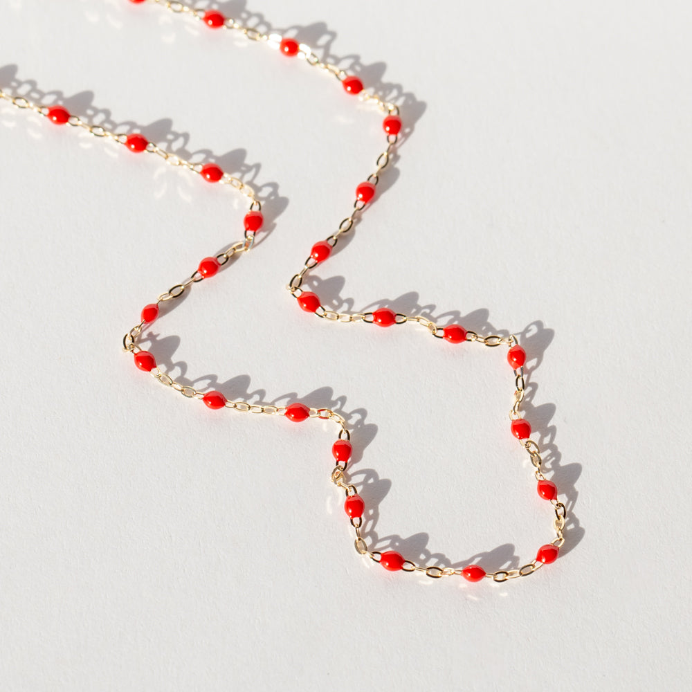 Classic Gigi Necklace, Poppy