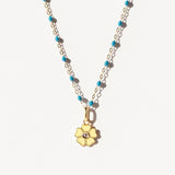 Flower Charm with Diamond, Mimosa