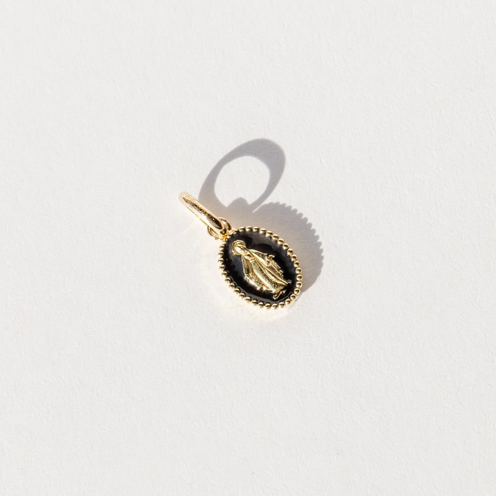 Madone (Mary) Charm, Black