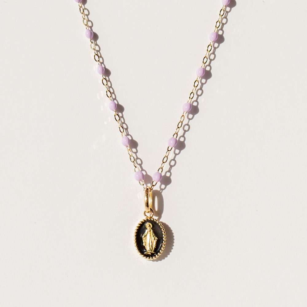 Madone (Mary) Charm, Black
