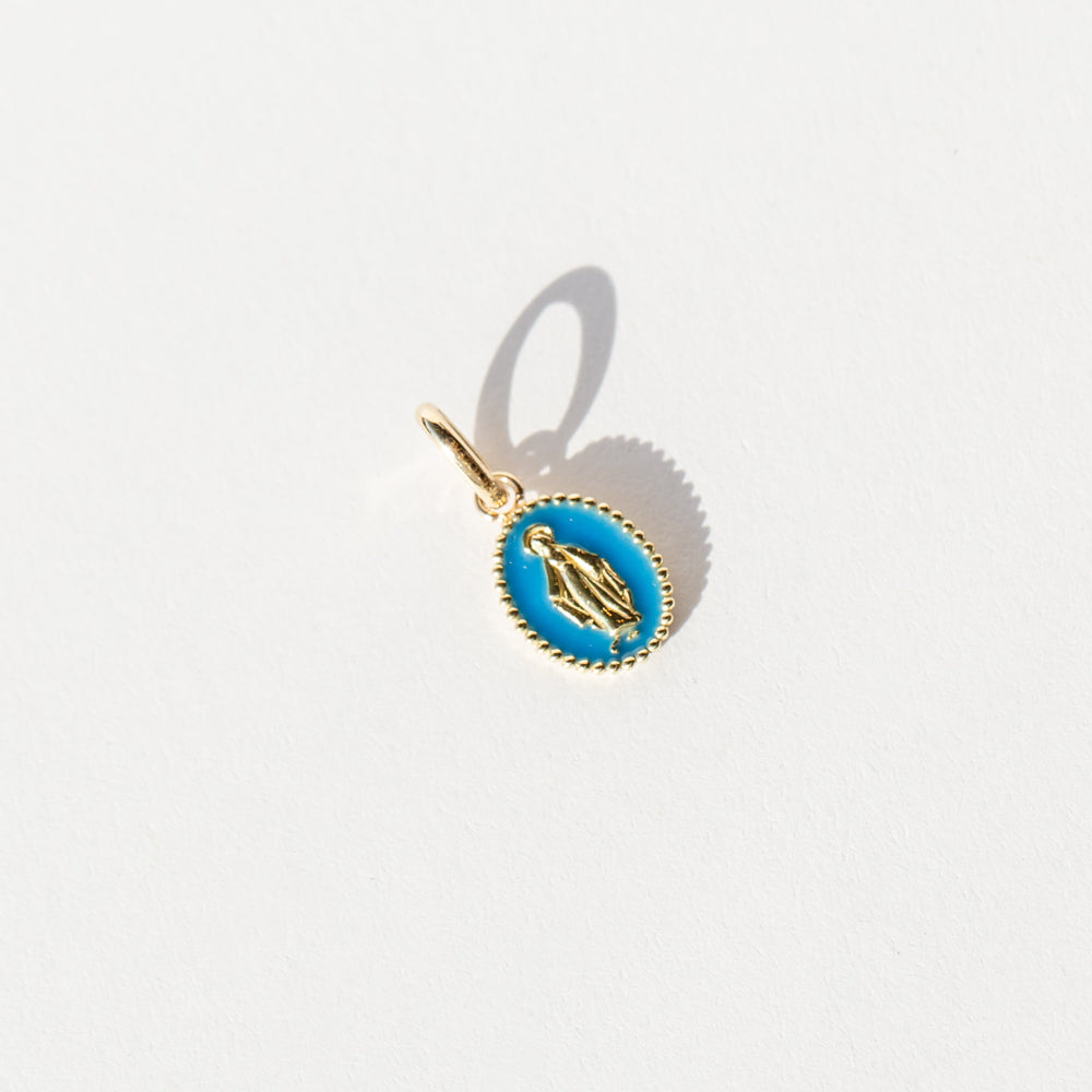 Madone (Mary) Charm, Blue