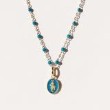 Madone (Mary) Charm, Blue