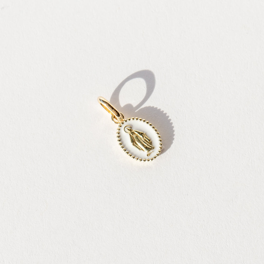 Madone (Mary) Charm, White