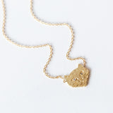 Victoria Cunningham | Kitty Necklace with Diamond Eyes