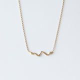 Victoria Cunningham | Tiny Horizontal Snake Necklace