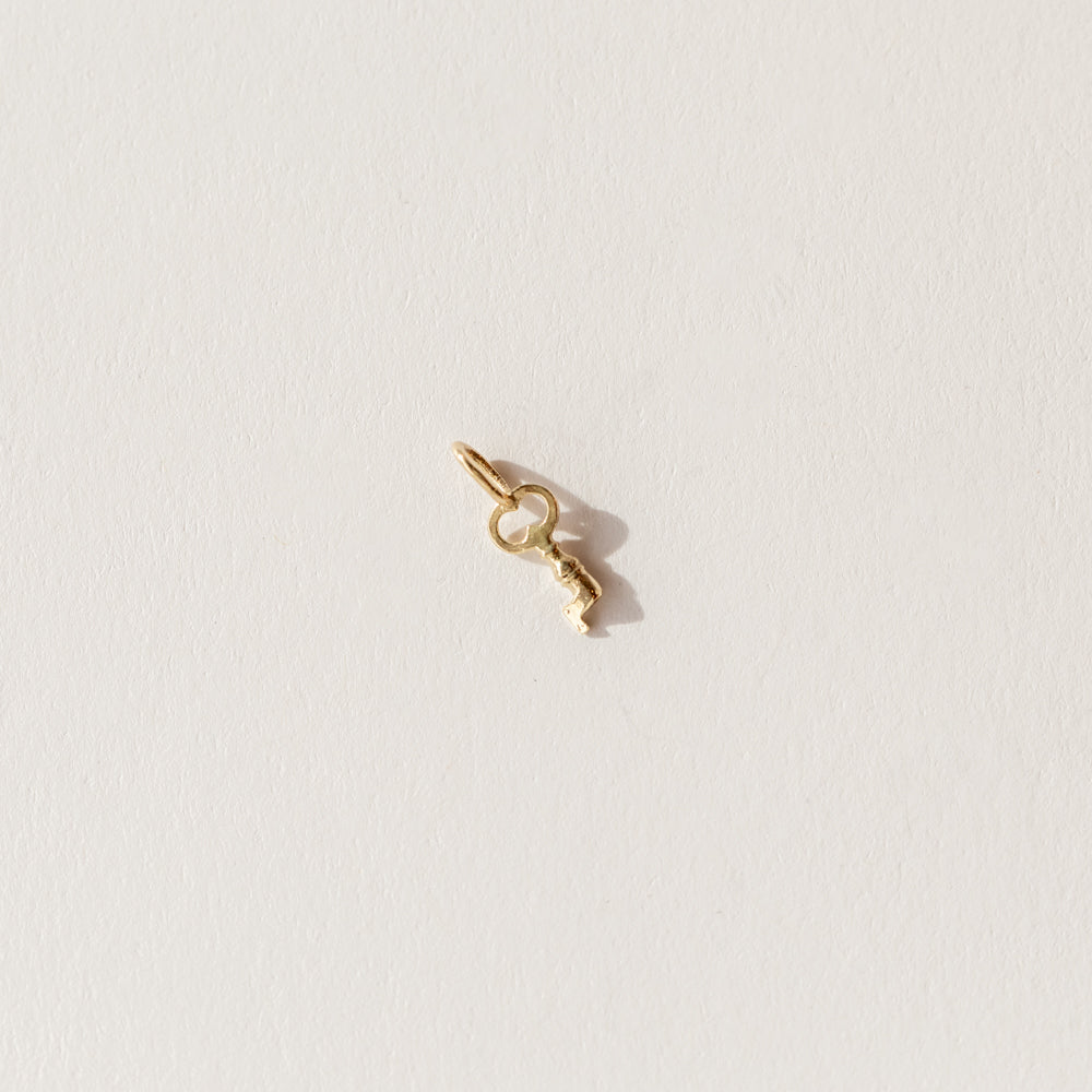 Wee Gold Key Charm