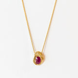 Ruby Slider Necklace