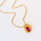 Ruby Slider Necklace