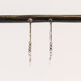 Zoe Chicco | Medium Hoop Earrings with Bezel Set Diamonds