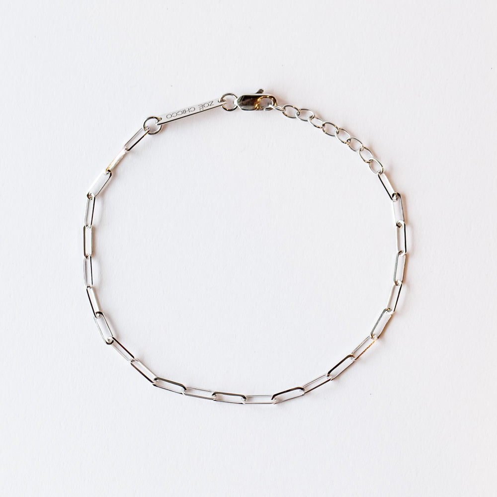 Zoe Chicco | Small Paperclip Chain Bracelet