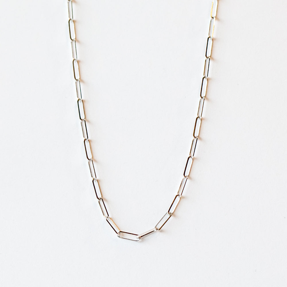 Zoe Chicco | Small Paperclip Chain Necklace