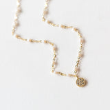Classic Puce Diamond Necklace, Opal