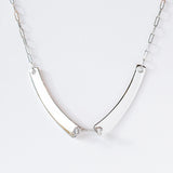Dinner Date Mood Necklace in White Gold