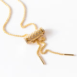 Full-Pavé Diamond Latch Pendant