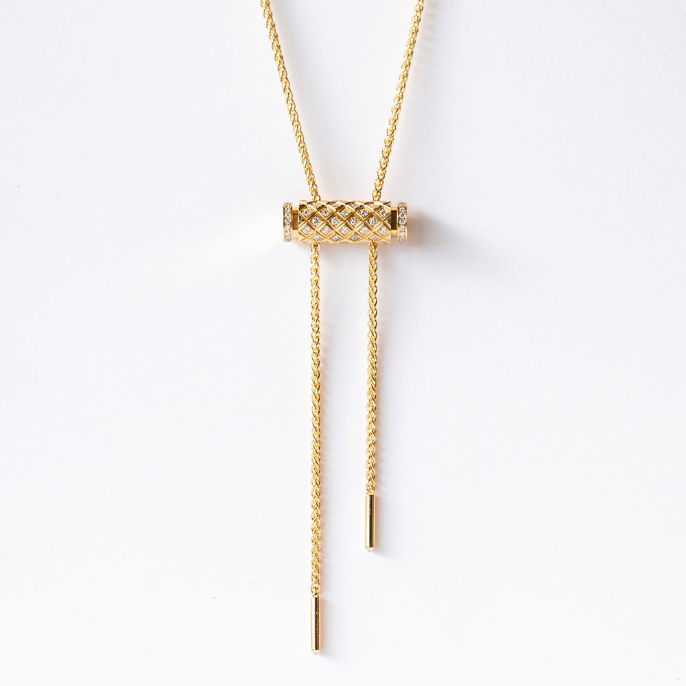 Full-Pavé Diamond Latch Pendant