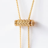 Full-Pavé Diamond Latch Pendant