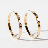 Monday Mood Hoop Earrings with Diamonds