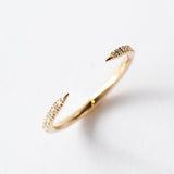Wwake | Micropavé Diamond Open Slice Band