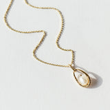 Wwake | Pearl Droplet Necklace