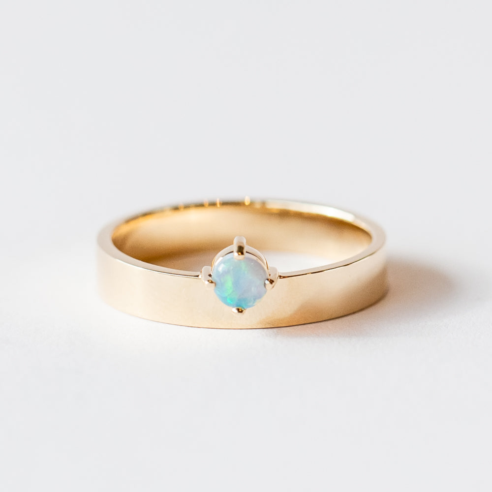 Wwake | Small Opal Monolith Ring