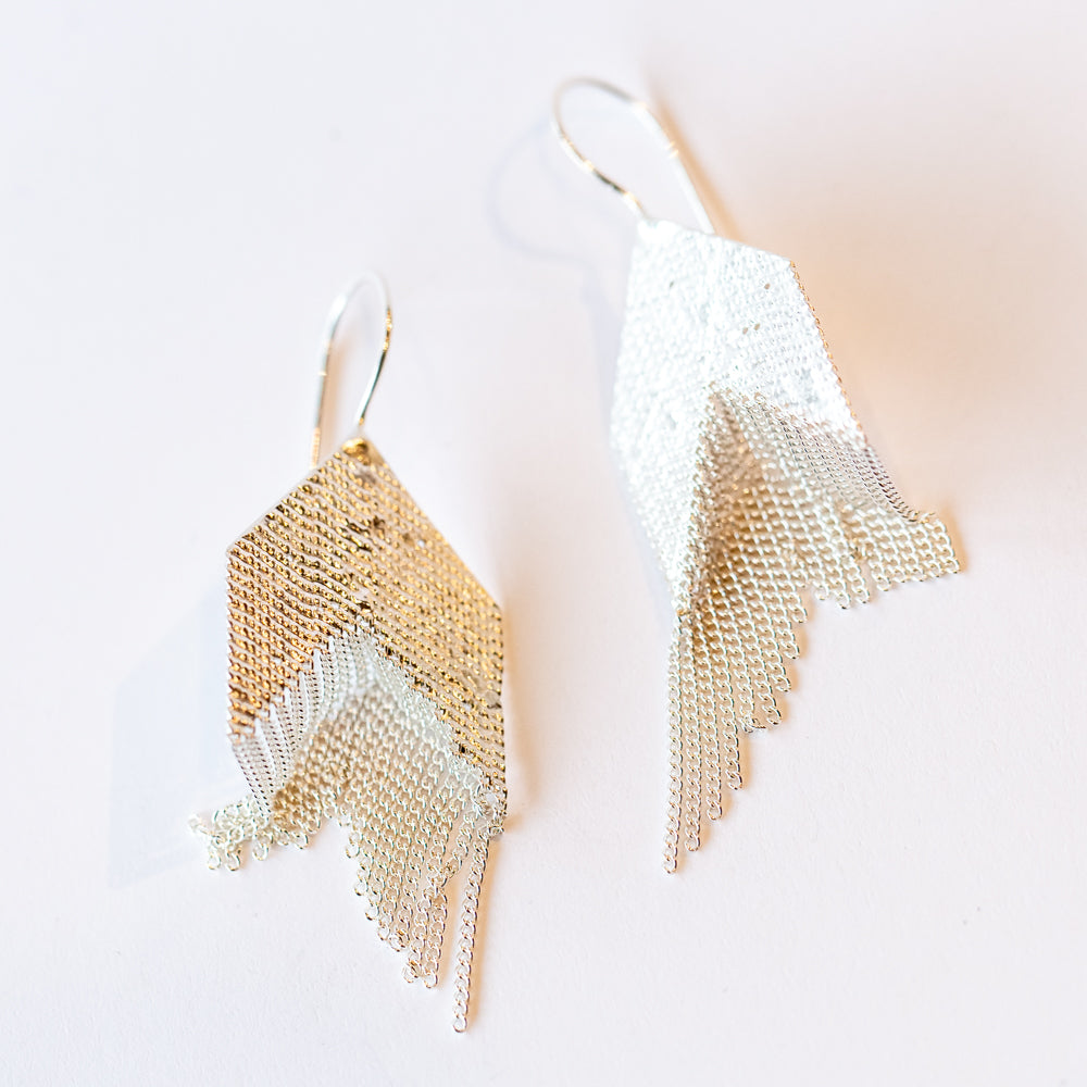 Cue Earrings, Sterling Silver