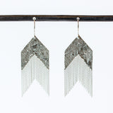 Cue Earrings, Sterling Silver