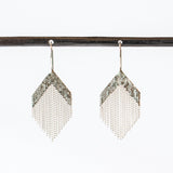 Gem Earrings, Sterling Silver