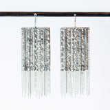 Torn Earrings, Sterling Silver