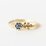 Floret Blue Sapphire Ring