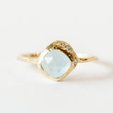 Mini Cove Aquamarine Ring