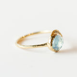 Mini Cove Aquamarine Ring