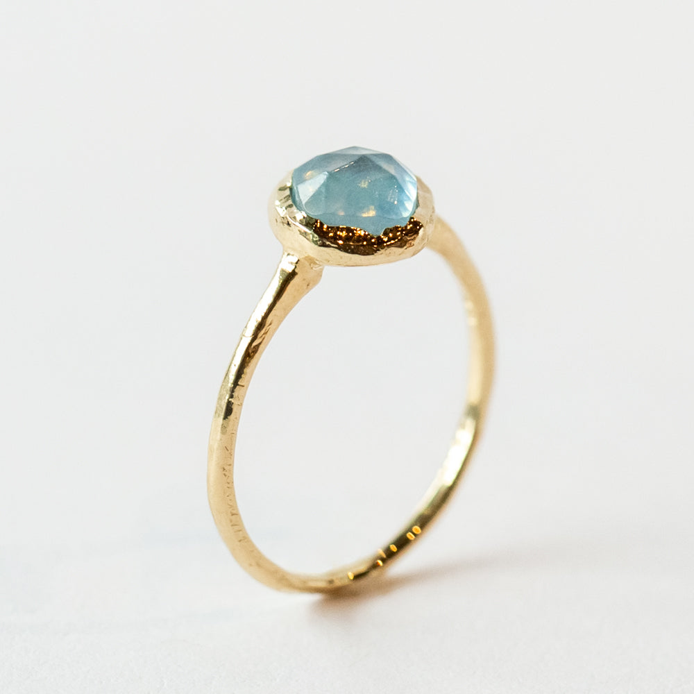 Mini Cove Aquamarine Ring