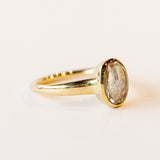Neue Petite Oval Diamond Shaker Ring