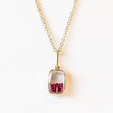 Ten Fourteen Petite Ruby Necklace
