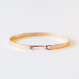 Baby Pink 4mm Pink Sapphire Bangle