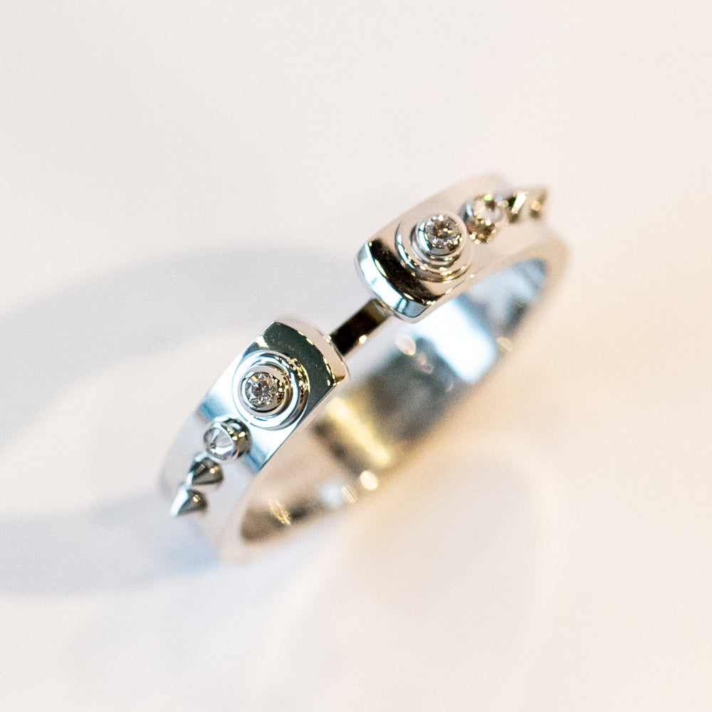Brunch in NY Mood Ring with Diamonds