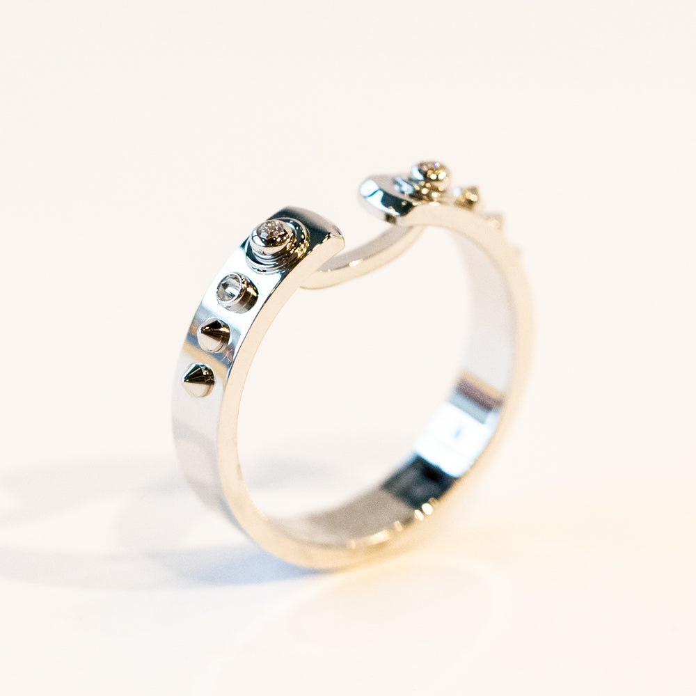 Brunch in NY Mood Ring with Diamonds