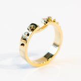 Brunch in NY Mood Ring with Diamonds