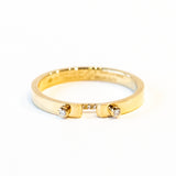 Business Meeting 2.9mm Mood Ring with Diamonds