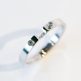 Business Meeting 2.9mm Mood Ring with Diamonds