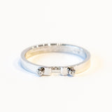 Business Meeting 2.9mm Mood Ring with Diamonds