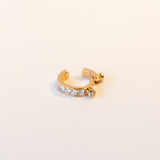 Eternity Tuxedo Diamond Ear Cuff