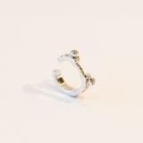 Eternity Tuxedo Diamond Ear Cuff